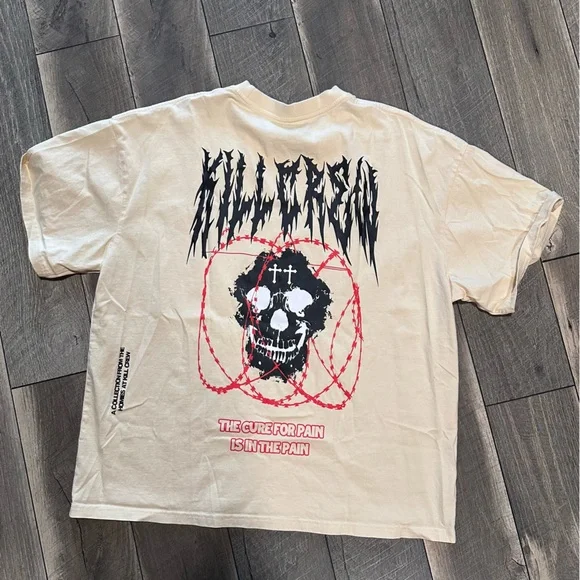 Kill Crew Skelton Back T-Shirt - Picture 4 of 5